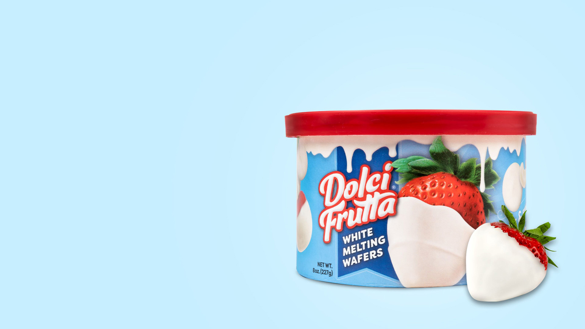 Dolci Frutta White Melting Wafers